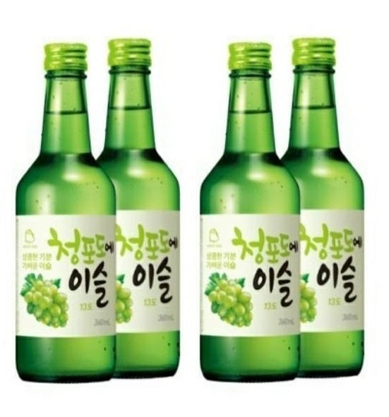 (Bundle C) Jinro Soju - Bundle of 4 x Bottles (Green Grape) - SRA