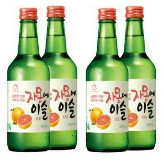 (Bundle F) Jinro Soju - Bundle of 4 x Bottles (Grapefruit) - SRA