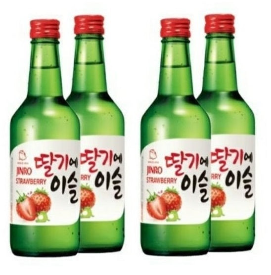 (Bundle D) Jinro Soju - Bundle of 4 x Bottles (Strawberry) - SRA