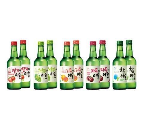 (Bundle S) Jinro Soju - Bundle of 10 x Bottles (5 Flavour) - SRA