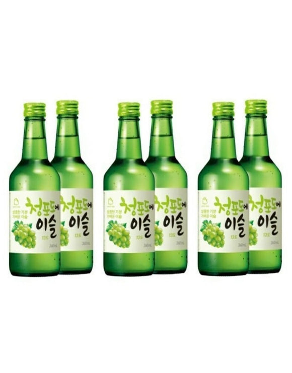(Bundle I) Jinro Soju - Bundle of 6 x Bottles (Green Grape) - SRA