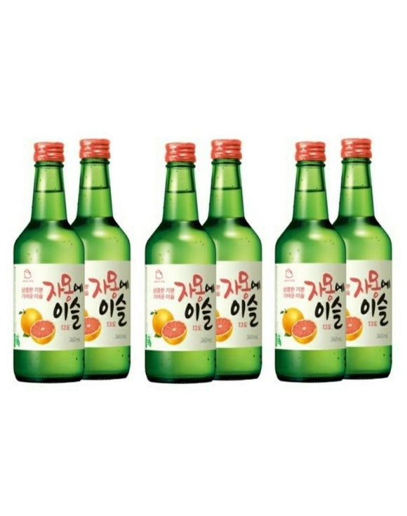 (Bundle L) Jinro Soju - Bundle of 6 x Bottles (Grapefruit) - SRA