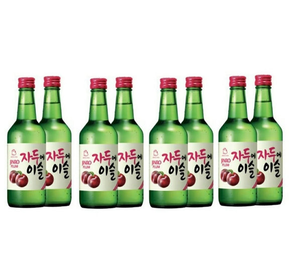 (Bundle Q) Jinro Soju - Bundle of 8 x Bottles (Plum) - SRA