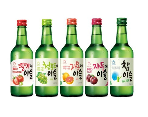 (Bundle G) Jinro Soju - Bundle of 5 x Bottles (5 Flavour) - SRA