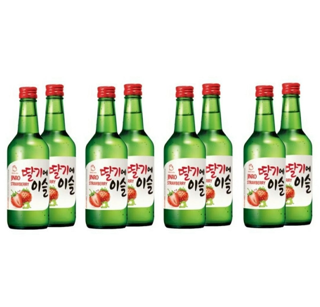 Bundle P) Jinro Soju - Bundle of 8 x Bottles (Strawberry) – SRA